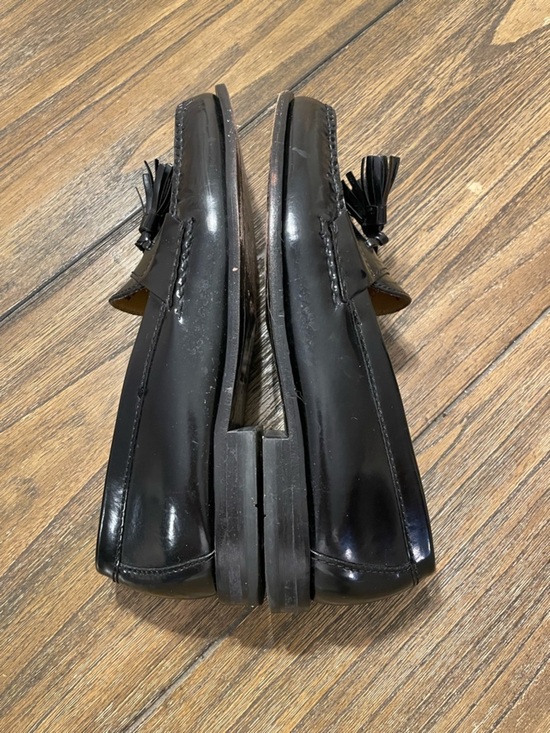 Cole Haan Pinch Men’s 8 M Black Leather Tasseled Loafers Shoes Slip On Classic